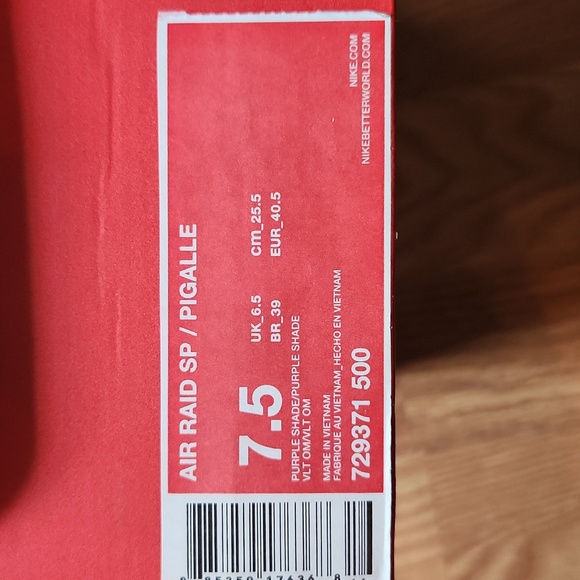 Nike Air Raid Pigalle DS 7.5 - Picture 9 of 9